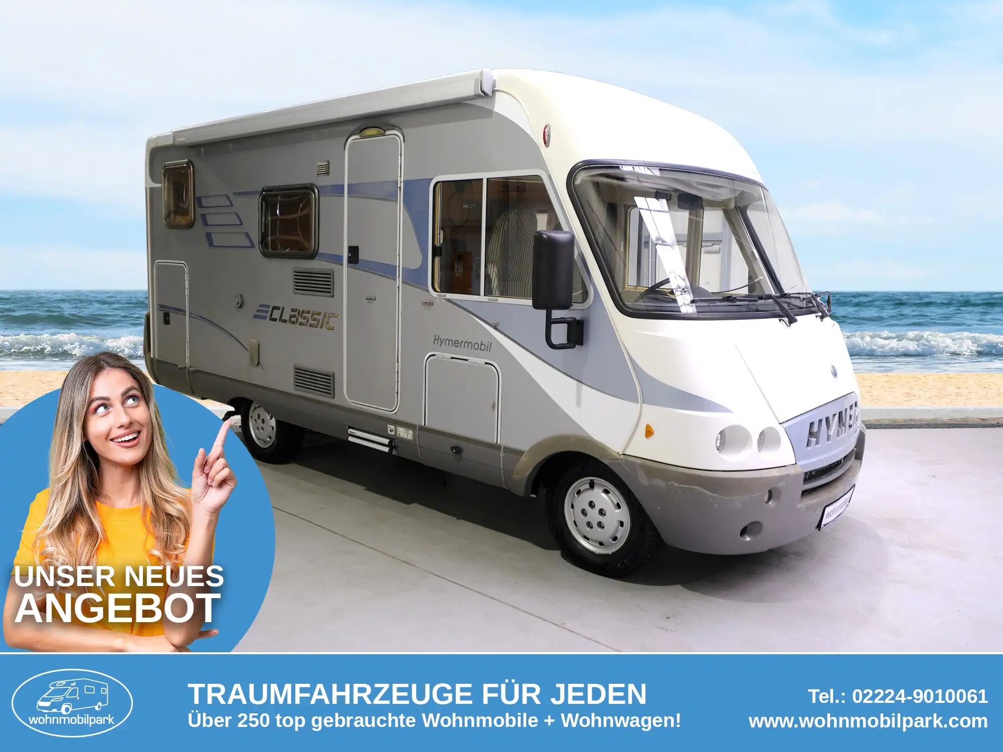HYMER-ERIBA B 504 Classic Integrierter gebraucht kaufen in Bad Honnef